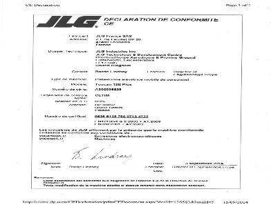 JLG TOUCAN 12E PLUS Nacelle A Mat Vertical - Plataforma articulada: foto 1 JLG TOUCAN 12E PLUS Nacelle A Mat Vertical - Plataforma articulada: foto 1