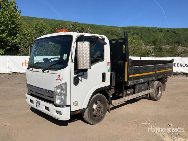 2012 Isuzu N75/190 4x2 Aluminium Insulated Flatbed Dump Truck - Volquete camión: foto 1 2012 Isuzu N75/190 4x2 Aluminium Insulated Flatbed Dump Truck - Volquete camión: foto 1
