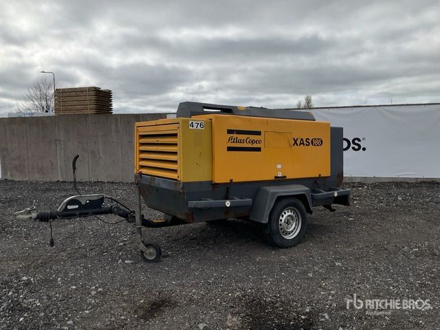 2013 Atlas Copco XAS186 Mobile Air Compressor - Compresor de aire: foto 1 2013 Atlas Copco XAS186 Mobile Air Compressor - Compresor de aire: foto 1
