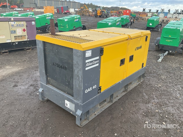 2016 Atlas Copco QAS40 40 kVA Skid-Mounted Generator Set - Generador industriale: foto 2 2016 Atlas Copco QAS40 40 kVA Skid-Mounted Generator Set - Generador industriale: foto 2