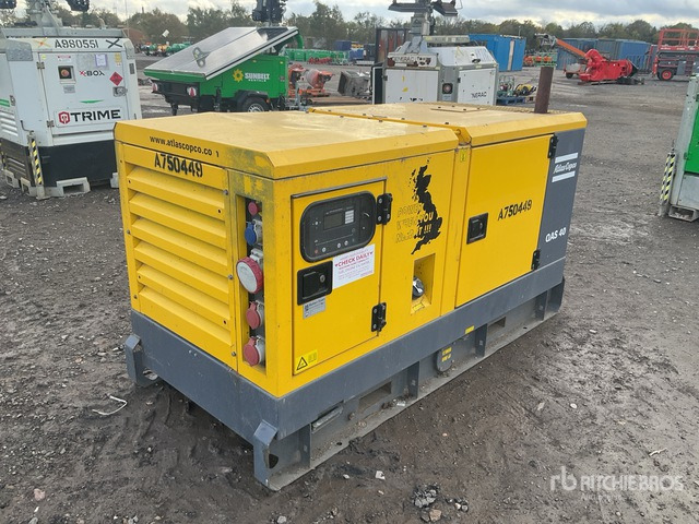 2016 Atlas Copco QAS40 40 kVA Skid-Mounted Generator Set - Generador industriale: foto 4 2016 Atlas Copco QAS40 40 kVA Skid-Mounted Generator Set - Generador industriale: foto 4