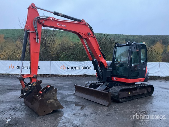2016 Kubota KX080-4 Mini Excavator: <6.6t - Miniexcavadora: foto 1 2016 Kubota KX080-4 Mini Excavator: <6.6t - Miniexcavadora: foto 1