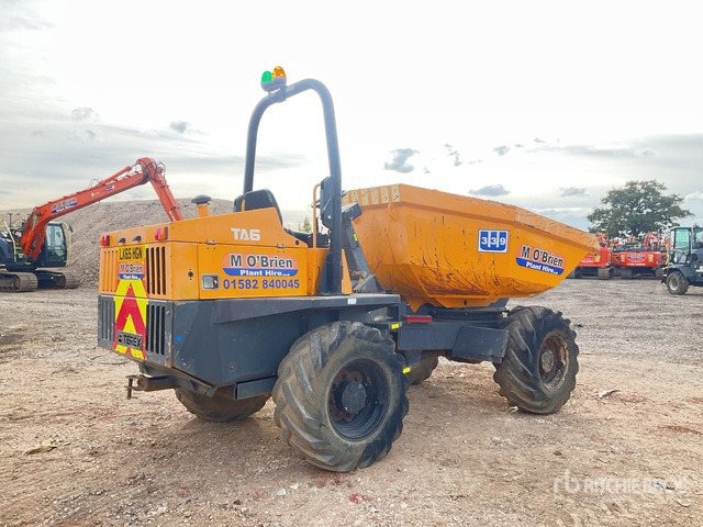 2016 Terex TA6S 6 ton 4x4 Swivel Dumper - Dúmper: foto 3 2016 Terex TA6S 6 ton 4x4 Swivel Dumper - Dúmper: foto 3