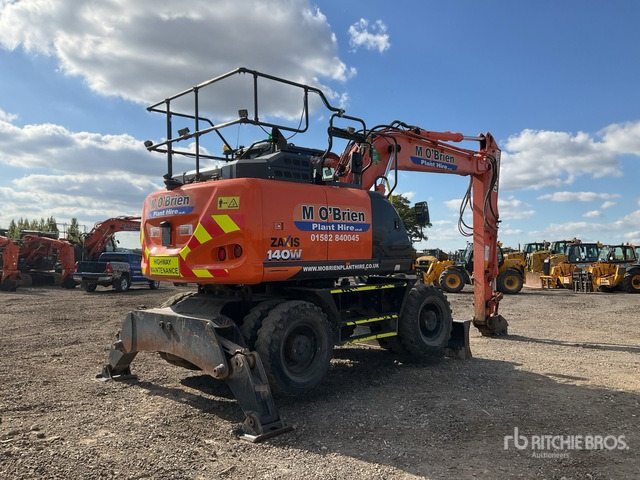 2018 Hitachi ZX140W-6 4x4 Highway Wheeled Excavator - Excavadora de ruedas: foto 5 2018 Hitachi ZX140W-6 4x4 Highway Wheeled Excavator - Excavadora de ruedas: foto 5