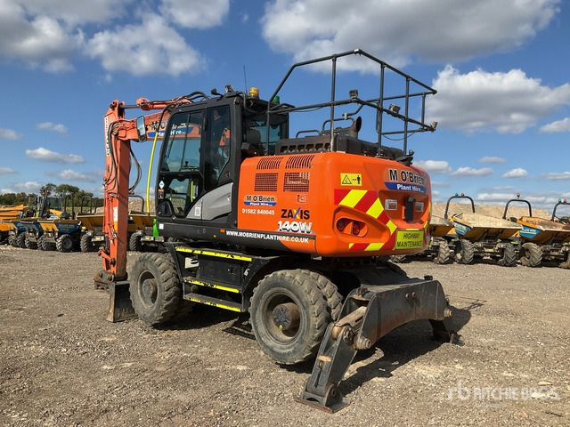 2018 Hitachi ZX140W-6 4x4 Highway Wheeled Excavator - Excavadora de ruedas: foto 4 2018 Hitachi ZX140W-6 4x4 Highway Wheeled Excavator - Excavadora de ruedas: foto 4