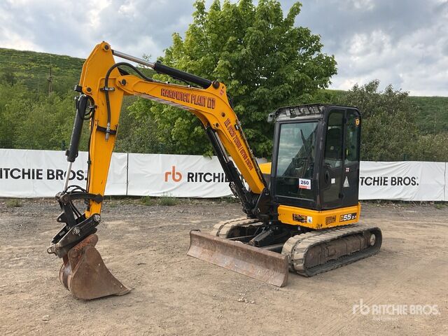 2018 JCB 55Z-1 Mini Excavator: <6.6t - Miniexcavadora: foto 1 2018 JCB 55Z-1 Mini Excavator: <6.6t - Miniexcavadora: foto 1