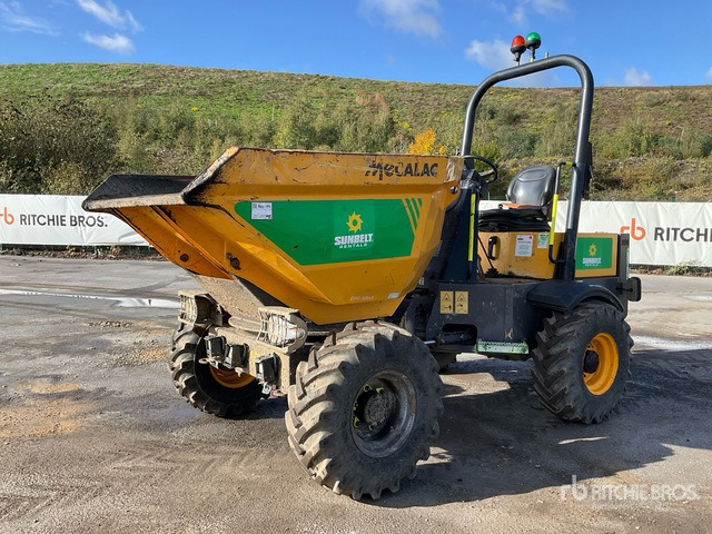 2018 Mecalac TA3s 3 ton 4x4 Swivel Dumper - Minidumper: foto 2 2018 Mecalac TA3s 3 ton 4x4 Swivel Dumper - Minidumper: foto 2