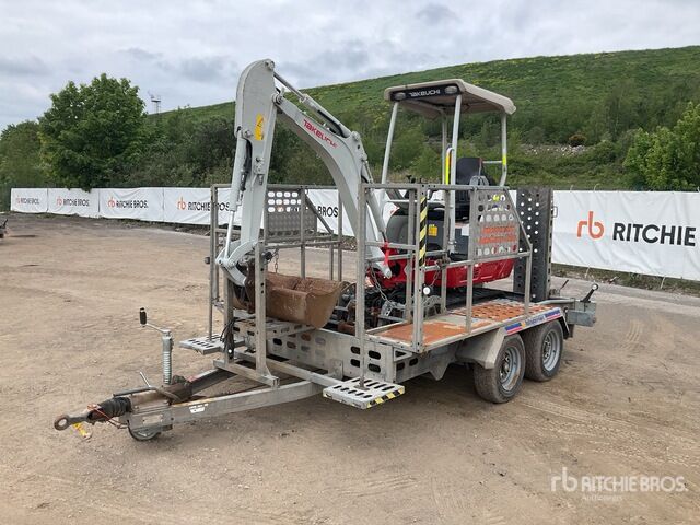 2020 Takeuchi TB216 C/W Indespension Utility Traile ... Mini Excavator: <6.6t - Miniexcavadora: foto 1 2020 Takeuchi TB216 C/W Indespension Utility Traile ... Mini Excavator: <6.6t - Miniexcavadora: foto 1
