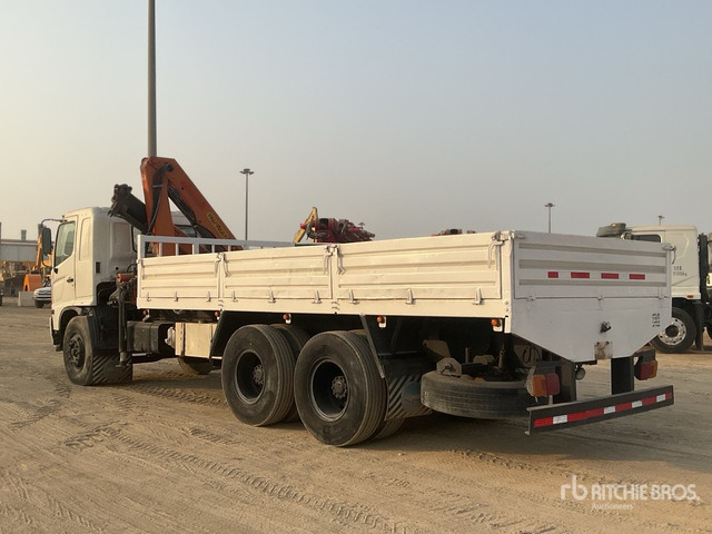2008 Hino 145 2007 Palfinger K10000 Knuckle B ... Flatbed Truck with Crane - Camión caja abierta, Camión grúa: foto 4 2008 Hino 145 2007 Palfinger K10000 Knuckle B ... Flatbed Truck with Crane - Camión caja abierta, Camión grúa: foto 4