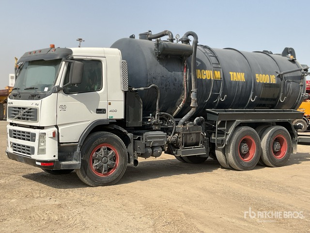 2008 Volvo FM400 6x4 20000 L Vacuum Tanker Truck - Limpieza de alcantarillado: foto 1 2008 Volvo FM400 6x4 20000 L Vacuum Tanker Truck - Limpieza de alcantarillado: foto 1