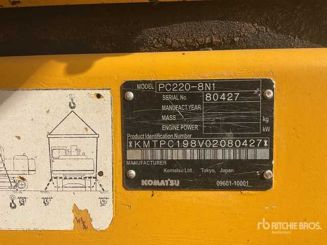 2010 Komatsu PC220-8N1 - Excavadora de cadenas: foto 2 2010 Komatsu PC220-8N1 - Excavadora de cadenas: foto 2