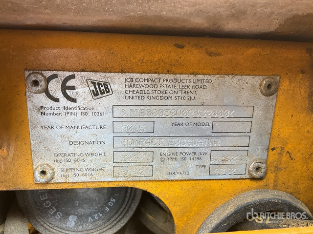 2016 JCB 8030 - Miniexcavadora: foto 1 2016 JCB 8030 - Miniexcavadora: foto 1