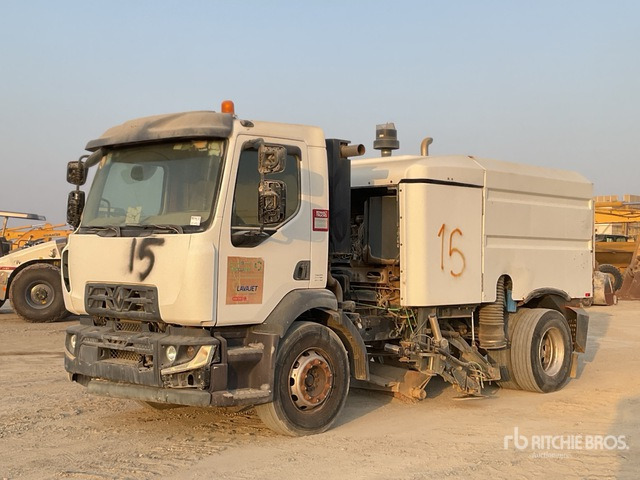 2016 Renault D18 Elgin on Sweeper Truck - Barredora vial: foto 1 2016 Renault D18 Elgin on Sweeper Truck - Barredora vial: foto 1