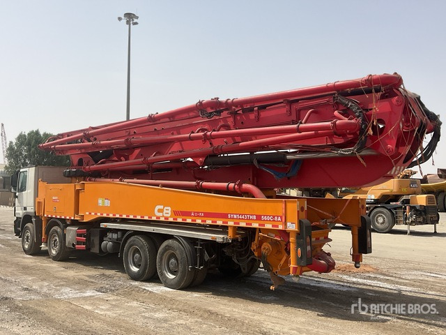2020 Mercedes-Benz Actros 4143 2020 Sany SYM5449THBE 56 m on 8 ... Concrete Pump Truck - Bomba de hormigón: foto 3 2020 Mercedes-Benz Actros 4143 2020 Sany SYM5449THBE 56 m on 8 ... Concrete Pump Truck - Bomba de hormigón: foto 3
