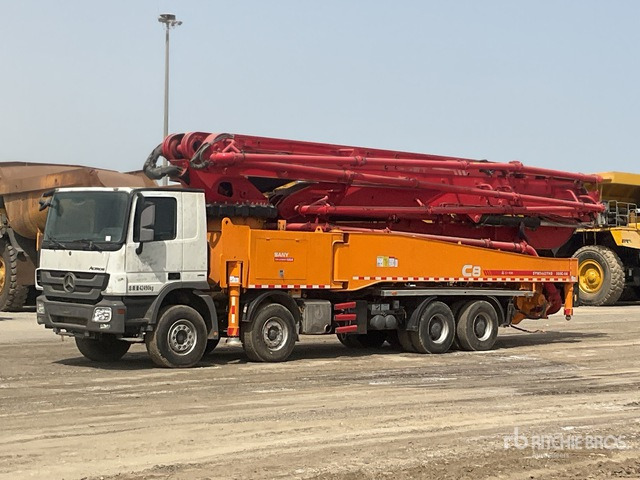2020 Mercedes-Benz Actros 4143 2020 Sany SYM5449THBE 56 m on 8 ... Concrete Pump Truck - Bomba de hormigón: foto 2 2020 Mercedes-Benz Actros 4143 2020 Sany SYM5449THBE 56 m on 8 ... Concrete Pump Truck - Bomba de hormigón: foto 2