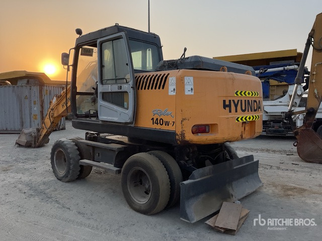 Hyundai Robex 140W-7 - Excavadora de ruedas: foto 4 Hyundai Robex 140W-7 - Excavadora de ruedas: foto 4