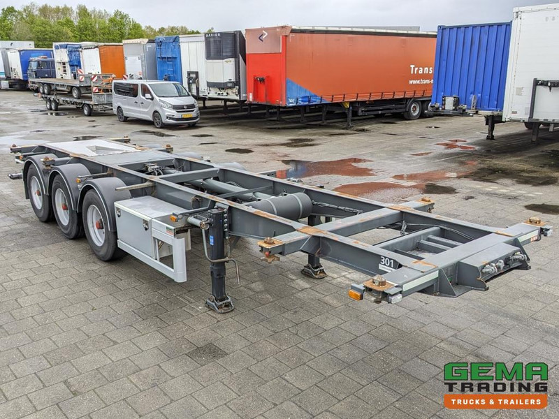 Burg BPO 12-27 3-Assen BPW ADR EX/II EX/III FL OX AT - Trommelremmen - 20/30FT TankChassis - RVS Driptray/Toolbox (O1824) - Portacontenedore/ Intercambiable semirremolque: foto 3 Burg BPO 12-27 3-Assen BPW ADR EX/II EX/III FL OX AT - Trommelremmen - 20/30FT TankChassis - RVS Driptray/Toolbox (O1824) - Portacontenedore/ Intercambiable semirremolque: foto 3