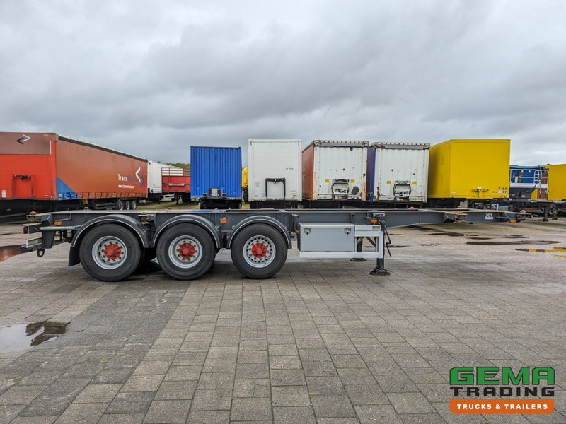 Portacontenedore/ Intercambiable semirremolque Burg BPO 12-27 3-Assen BPW ADR EX/II EX/III FL OX AT - Trommelremmen - 20/30FT TankChassis - RVS Driptray/Toolbox (O1824): foto 12