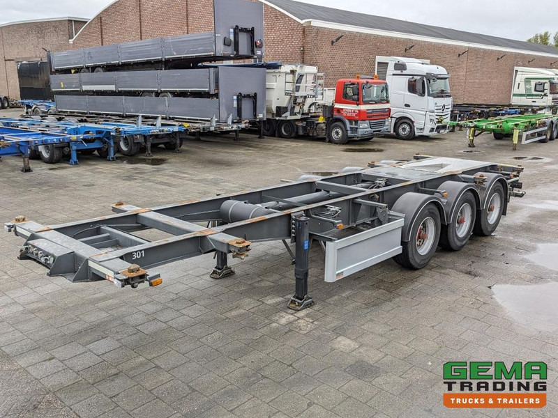 Burg BPO 12-27 3-Assen BPW ADR EX/II EX/III FL OX AT - Trommelremmen - 20/30FT TankChassis - RVS Driptray/Toolbox (O1824) - Portacontenedore/ Intercambiable semirremolque: foto 4 Burg BPO 12-27 3-Assen BPW ADR EX/II EX/III FL OX AT - Trommelremmen - 20/30FT TankChassis - RVS Driptray/Toolbox (O1824) - Portacontenedore/ Intercambiable semirremolque: foto 4
