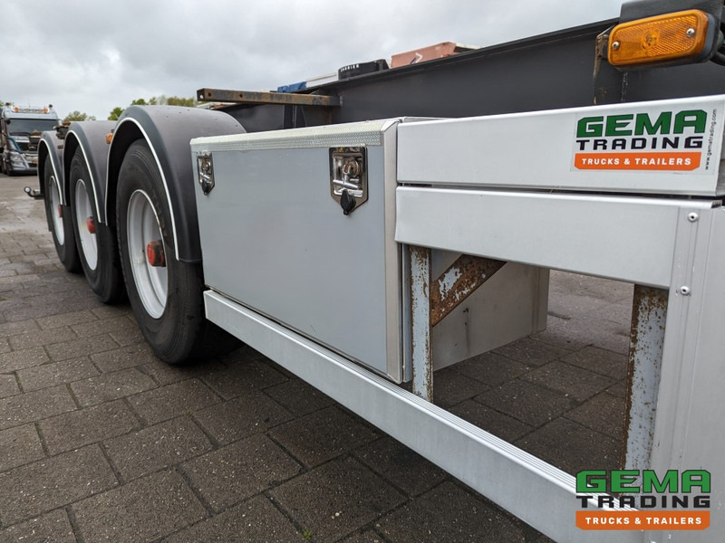 Portacontenedore/ Intercambiable semirremolque Burg BPO 12-27 3-Assen BPW ADR EX/II EX/III FL OX AT - Trommelremmen - 20/30FT TankChassis - RVS Driptray/Toolbox (O1824): foto 9