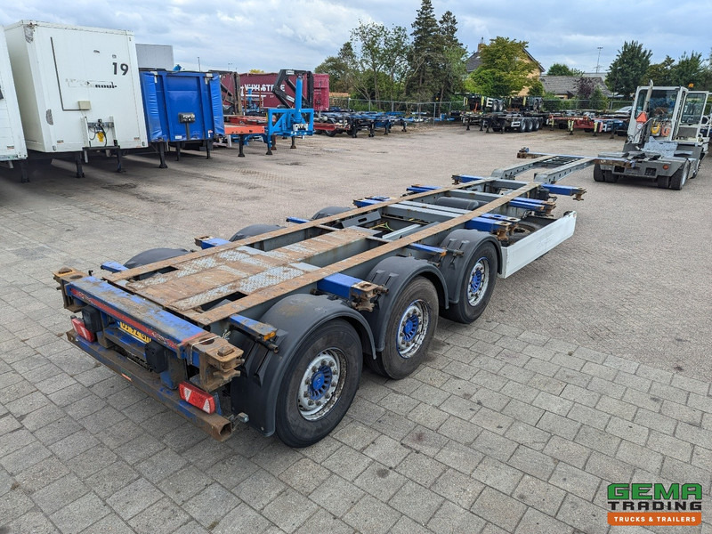 Krone SDC 27 3-Assen SAF - Lift as - Schijfremmen - Achterschuiver - 20 2x20FT/30/40FT - Portacontenedore/ Intercambiable semirremolque: foto 4 Krone SDC 27 3-Assen SAF - Lift as - Schijfremmen - Achterschuiver - 20 2x20FT/30/40FT - Portacontenedore/ Intercambiable semirremolque: foto 4