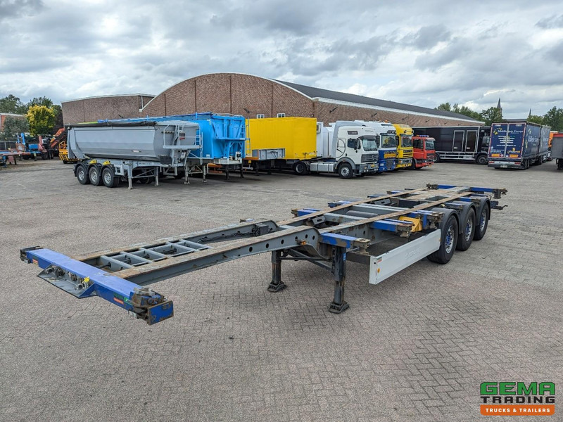 Krone SDC 27 3-Assen SAF - Lift as - Schijfremmen - Achterschuiver - 20 2x20FT/30/40FT - Portacontenedore/ Intercambiable semirremolque: foto 1 Krone SDC 27 3-Assen SAF - Lift as - Schijfremmen - Achterschuiver - 20 2x20FT/30/40FT - Portacontenedore/ Intercambiable semirremolque: foto 1