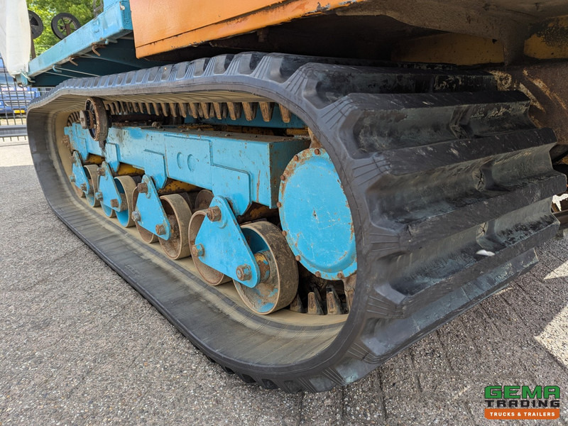 Dúmper Morooka MST-1100 Rupsdumper / Werktuigdrager - Platte kiepbak + Hiab 026 T3 Kraan - Komatsu 6Cil: foto 13