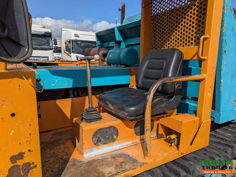 Dúmper Morooka MST-1100 Rupsdumper / Werktuigdrager - Platte kiepbak + Hiab 026 T3 Kraan - Komatsu 6Cil: foto 8