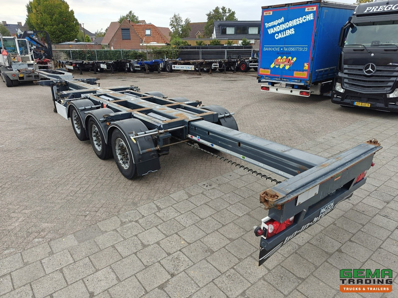 Portacontenedore/ Intercambiable semirremolque Pacton ET3 3-Assen SAF - MULTI - Schijfremmen - LiftAs - 3x Uitschuifbaar - 03/2026 APK: foto 6