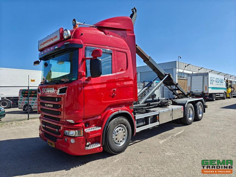 Scania R 560 V8 6x2 Highline Euro6 - 20T Haakarm - KlapBumper - Dubbele VangMuilKoppeling - Vollucht - NL Truck - Multibasculante camión: foto 1 Scania R 560 V8 6x2 Highline Euro6 - 20T Haakarm - KlapBumper - Dubbele VangMuilKoppeling - Vollucht - NL Truck - Multibasculante camión: foto 1