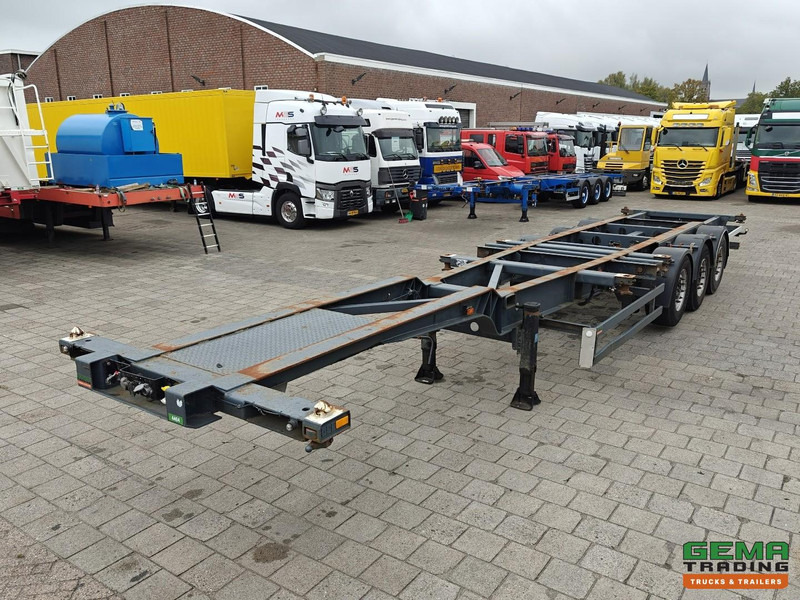 Schmitz Cargobull SCF 24 G 3-Assen MB - LiftAs - Schijfremmen - Vast Chassis - 2x20FT 1x30FT 40FT aansluiting - Portacontenedore/ Intercambiable semirremolque: foto 2 Schmitz Cargobull SCF 24 G 3-Assen MB - LiftAs - Schijfremmen - Vast Chassis - 2x20FT 1x30FT 40FT aansluiting - Portacontenedore/ Intercambiable semirremolque: foto 2