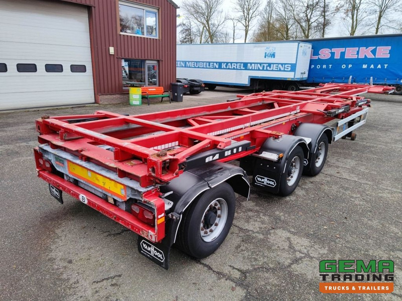 Van Hool A3C002 StuurasAs - 2x 20FT Frames - All Connections (O826) - Portacontenedore/ Intercambiable semirremolque: foto 1 Van Hool A3C002 StuurasAs - 2x 20FT Frames - All Connections (O826) - Portacontenedore/ Intercambiable semirremolque: foto 1