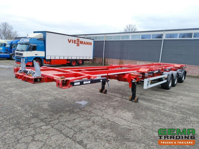 Van Hool A3C002 StuurasAs - 2x 20FT Frames - All Connections (O826) - Portacontenedore/ Intercambiable semirremolque: foto 3 Van Hool A3C002 StuurasAs - 2x 20FT Frames - All Connections (O826) - Portacontenedore/ Intercambiable semirremolque: foto 3