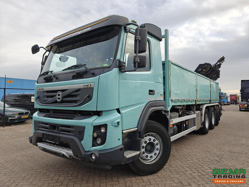 Volvo FMX 410 8x4/4 Dagcab Euro5 - Open Laadbak 6.8m + Hiab 244 E-6 Hipro - 258.000km - Naafreductie - 05/2026 APK - Camión caja abierta, Camión grúa: foto 1 Volvo FMX 410 8x4/4 Dagcab Euro5 - Open Laadbak 6.8m + Hiab 244 E-6 Hipro - 258.000km - Naafreductie - 05/2026 APK - Camión caja abierta, Camión grúa: foto 1