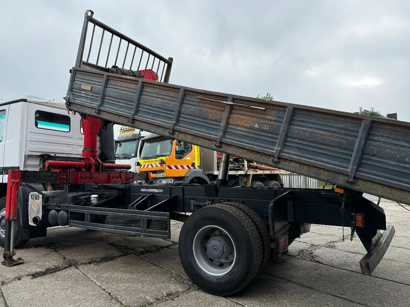 Mercedes-Benz Actros 1831 V6 4X2 Tipper + crane EPS Manual Gearbox 3 peddal - Volquete camión, Camión grúa: foto 3 Mercedes-Benz Actros 1831 V6 4X2 Tipper + crane EPS Manual Gearbox 3 peddal - Volquete camión, Camión grúa: foto 3