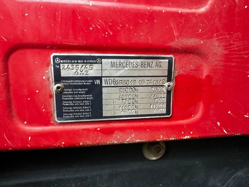Volquete camión Mercedes-Benz SK 2435 V8 6X2 Tipper EPS Manual Gearbox: foto 15 Volquete camión Mercedes-Benz SK 2435 V8 6X2 Tipper EPS Manual Gearbox: foto 15