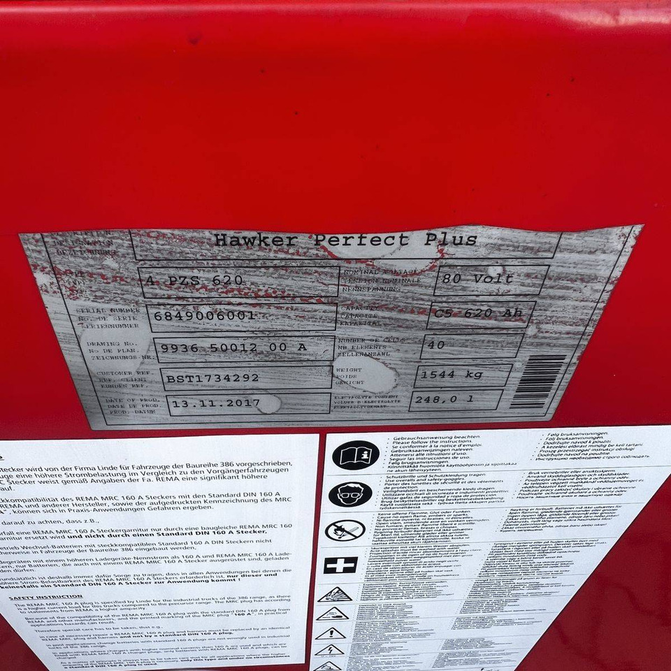 Carretilla elevadora eléctrica Linde E30/600H (387): foto 12