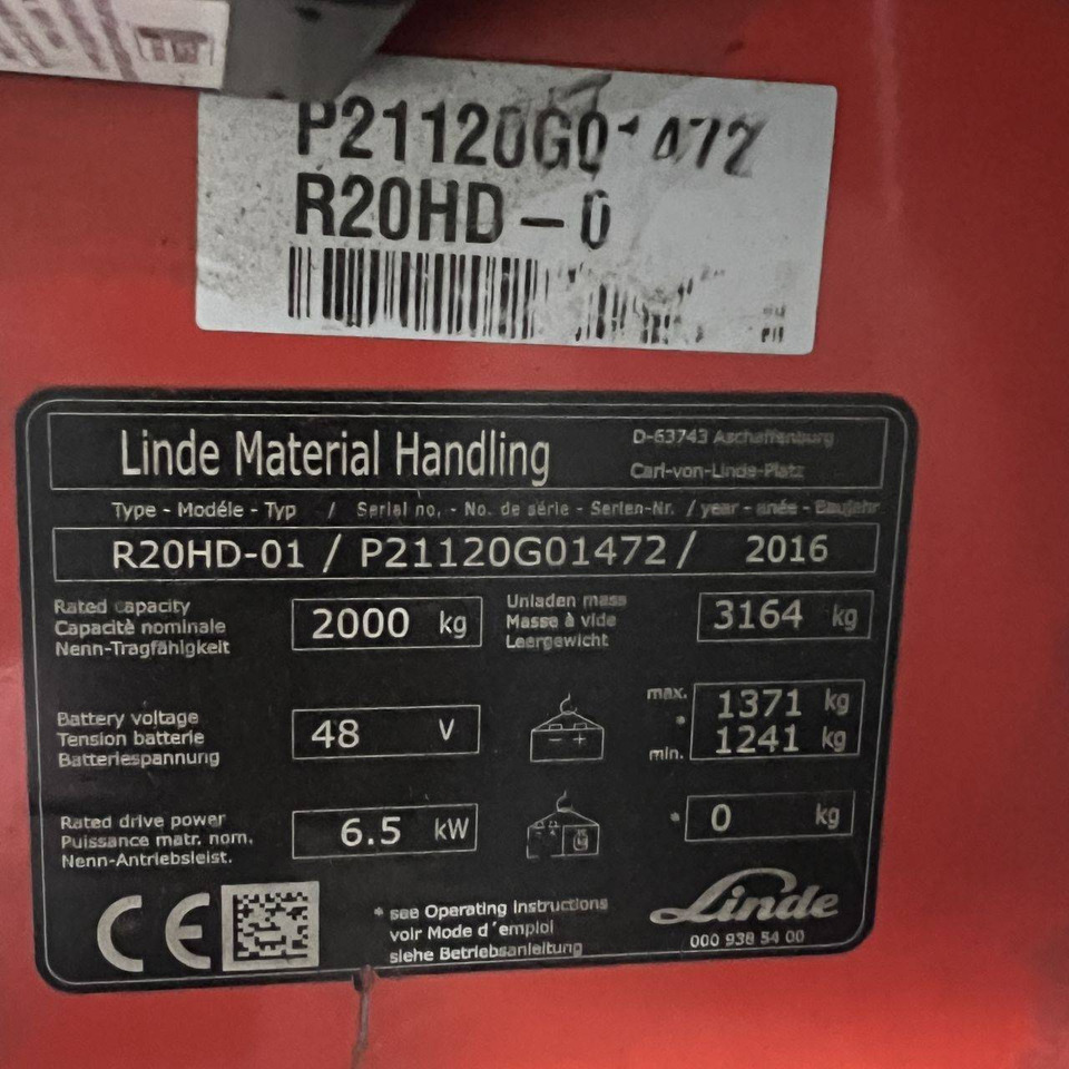 Retráctil Linde R20 HD (1120): foto 19