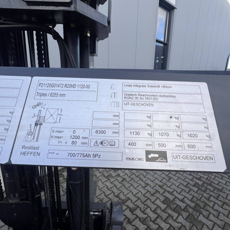Retráctil Linde R20 HD (1120): foto 17