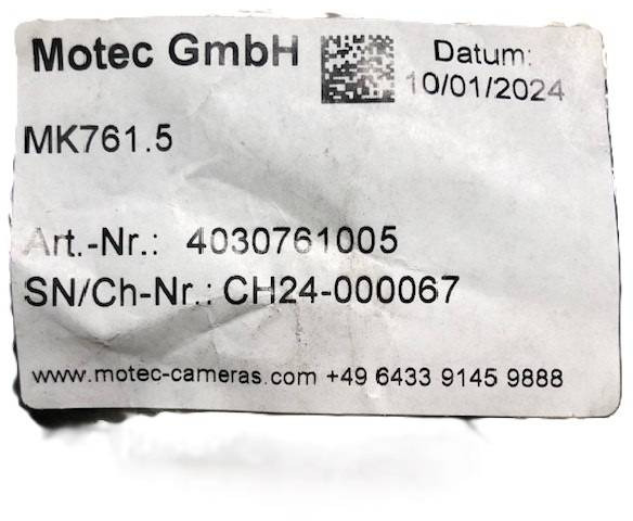 Motec MK761.5 Cable for forklift - Cables/ Alambres para Equipo de manutención: foto 3 Motec MK761.5 Cable for forklift - Cables/ Alambres para Equipo de manutención: foto 3