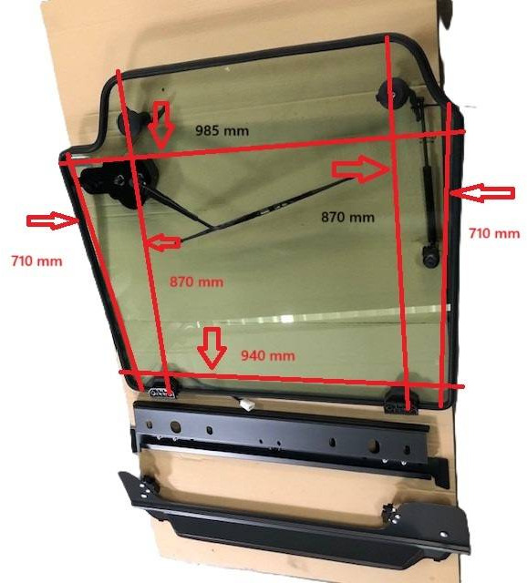 Rear Grendia complete - Ventana y piezas para Equipo de manutención: foto 2 Rear Grendia complete - Ventana y piezas para Equipo de manutención: foto 2
