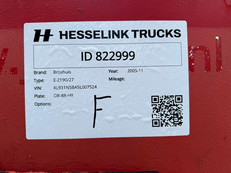 Broshuis Dieplader 6M Extendable Stuuras APK/TUV 03/2026 - Góndola rebajadas semirremolque: foto 5 Broshuis Dieplader 6M Extendable Stuuras APK/TUV 03/2026 - Góndola rebajadas semirremolque: foto 5