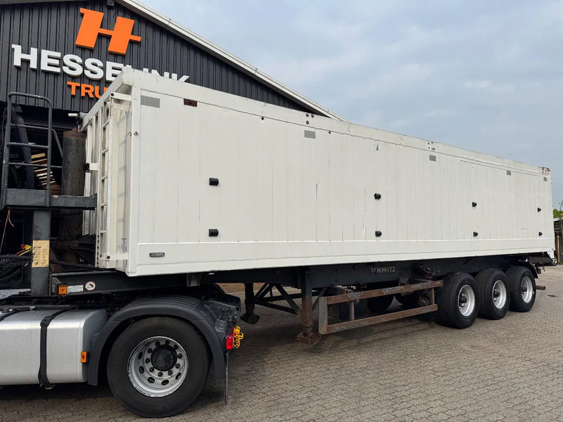 Schmitz Cargobull 55m3 alu kipper, klep/deuren, liftas, BPW, APK 04/2026! - Volquete semirremolque: foto 1 Schmitz Cargobull 55m3 alu kipper, klep/deuren, liftas, BPW, APK 04/2026! - Volquete semirremolque: foto 1
