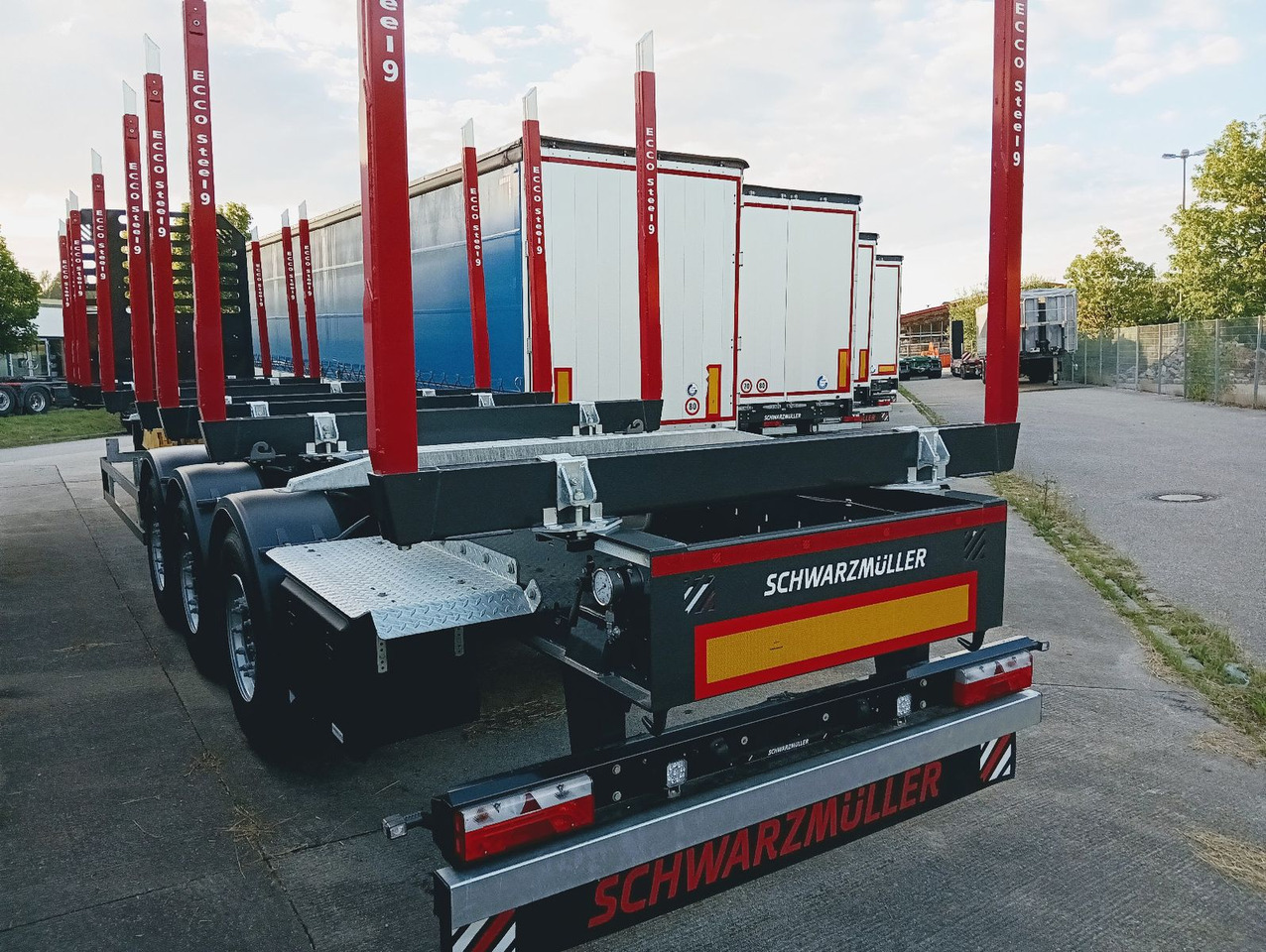 Schwarzmüller 3-A Rungensattel 8xRungSchemel 5800kg NEU sofort Schwarzmüller 3-A Rungensattel 8xRungSchemel 5800kg NEU sofort - Semirremolque maderero: foto 5 Schwarzmüller 3-A Rungensattel 8xRungSchemel 5800kg NEU sofort Schwarzmüller 3-A Rungensattel 8xRungSchemel 5800kg NEU sofort - Semirremolque maderero: foto 5