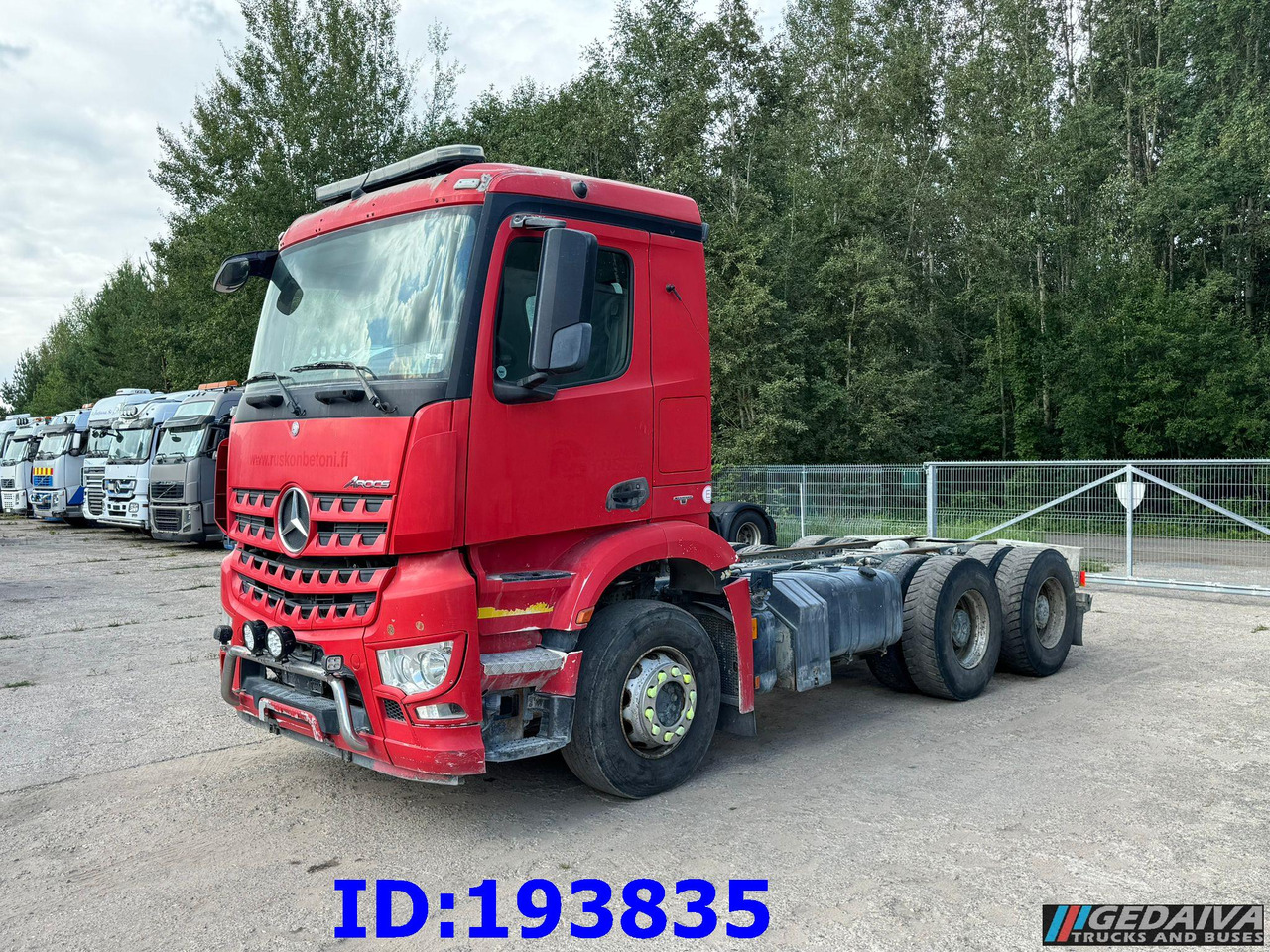 MERCEDES-BENZ Arocs 2840 6x4 Manual Euro6 - Chasis camión: foto 1 MERCEDES-BENZ Arocs 2840 6x4 Manual Euro6 - Chasis camión: foto 1