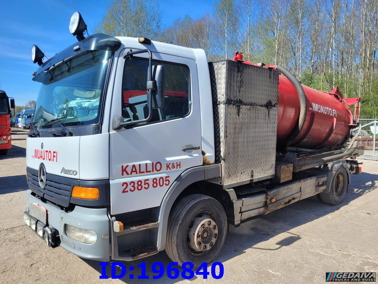 MERCEDES-BENZ Atego 1223 Manual + 7.3m3 - Cisterna camión: foto 1 MERCEDES-BENZ Atego 1223 Manual + 7.3m3 - Cisterna camión: foto 1