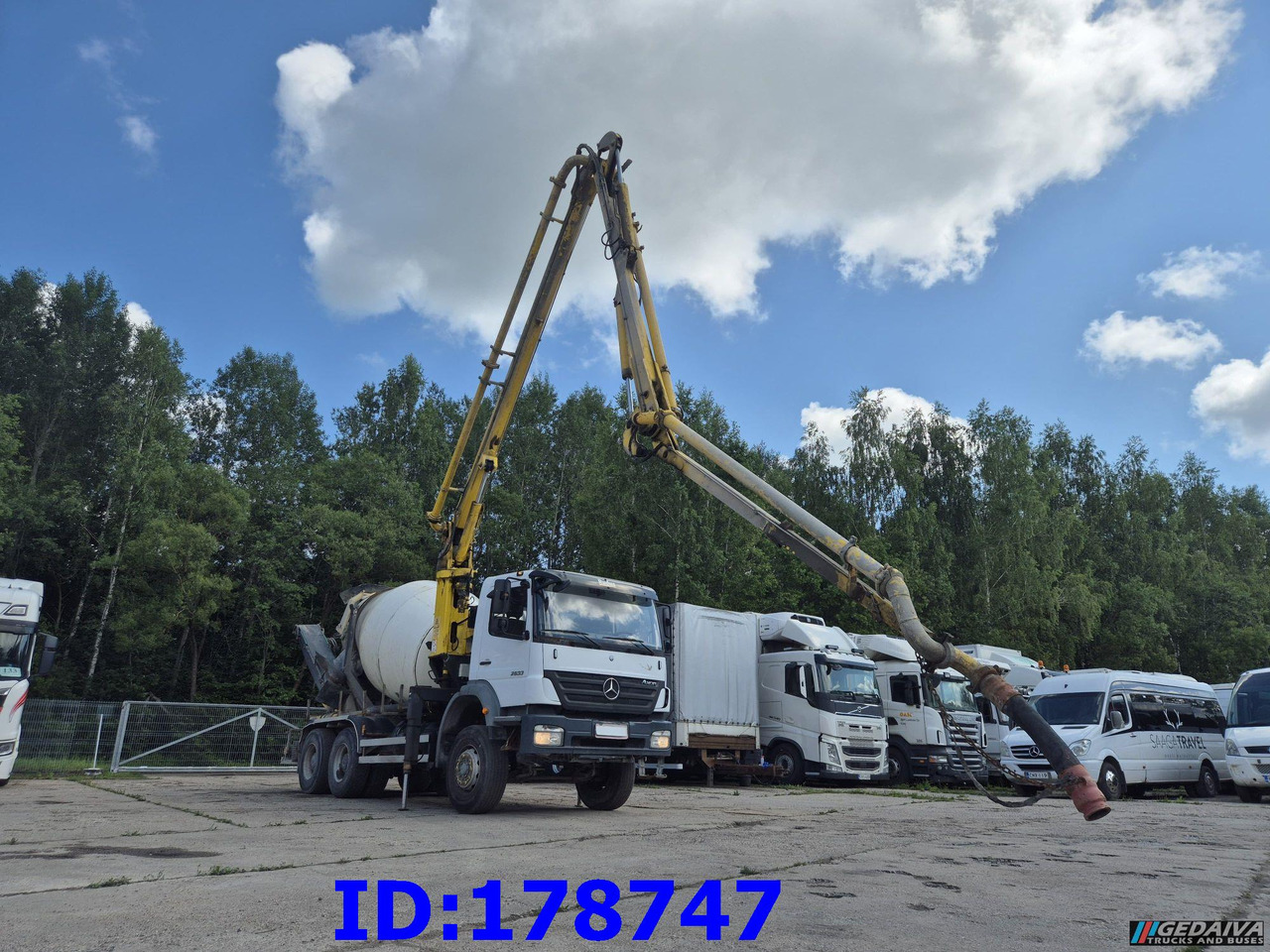 MERCEDES-BENZ Axor 2633 6x4 Schwing 750 - Bomba de hormigón: foto 4 MERCEDES-BENZ Axor 2633 6x4 Schwing 750 - Bomba de hormigón: foto 4