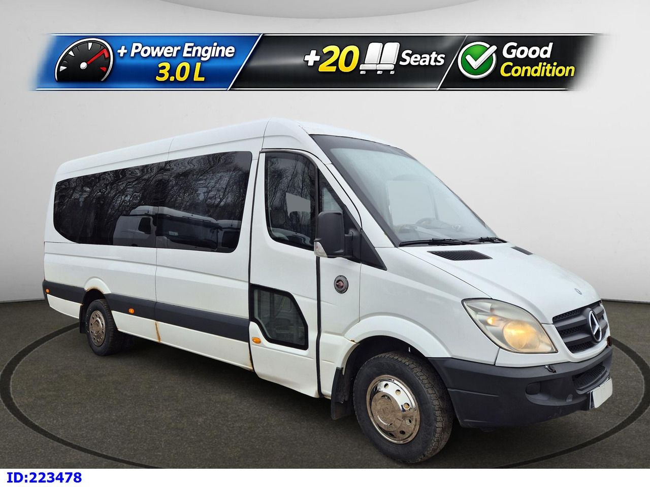 MERCEDES-BENZ Sprinter 518 - VIP - 20-seater - Minibús, Furgoneta de pasajeros: foto 1 MERCEDES-BENZ Sprinter 518 - VIP - 20-seater - Minibús, Furgoneta de pasajeros: foto 1