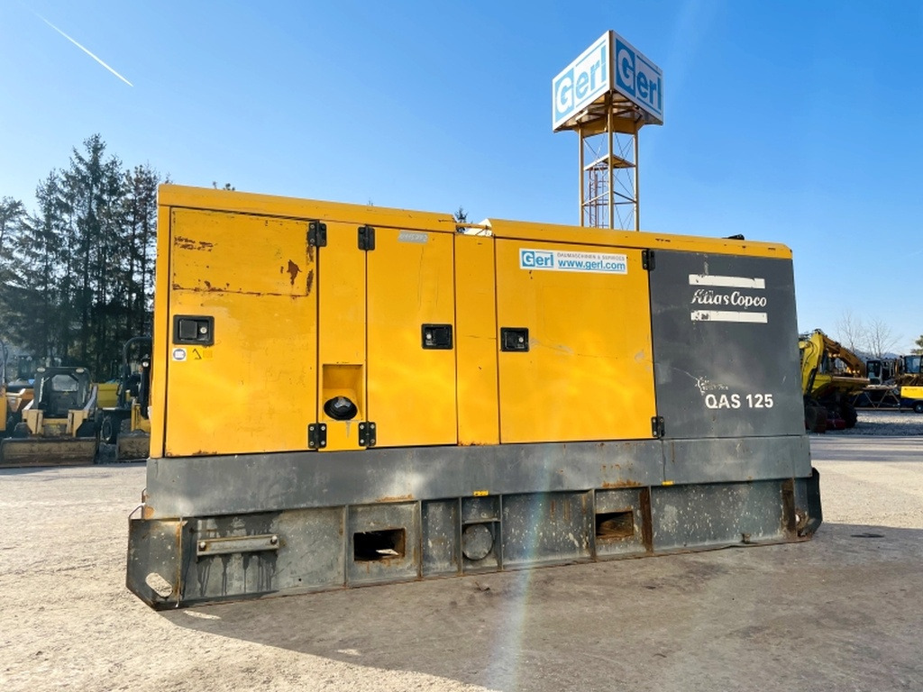 Atlas Copco QAS125 (3945) - Generador industriale: foto 1 Atlas Copco QAS125 (3945) - Generador industriale: foto 1