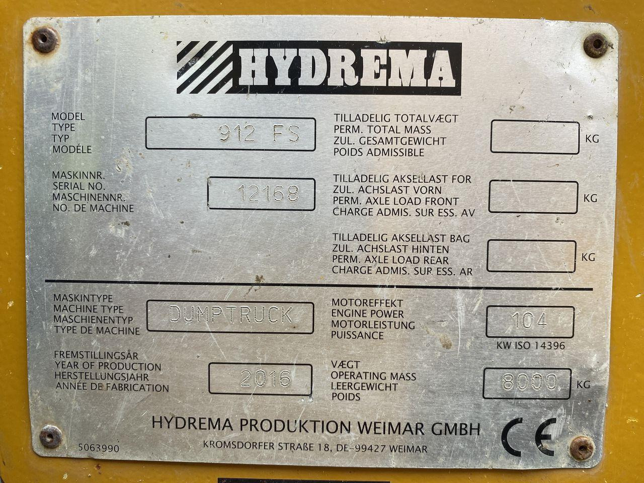 Leasing financiero de Hydrema 912FS leasing Hydrema 912FS: foto 10 Leasing financiero de Hydrema 912FS leasing Hydrema 912FS: foto 10